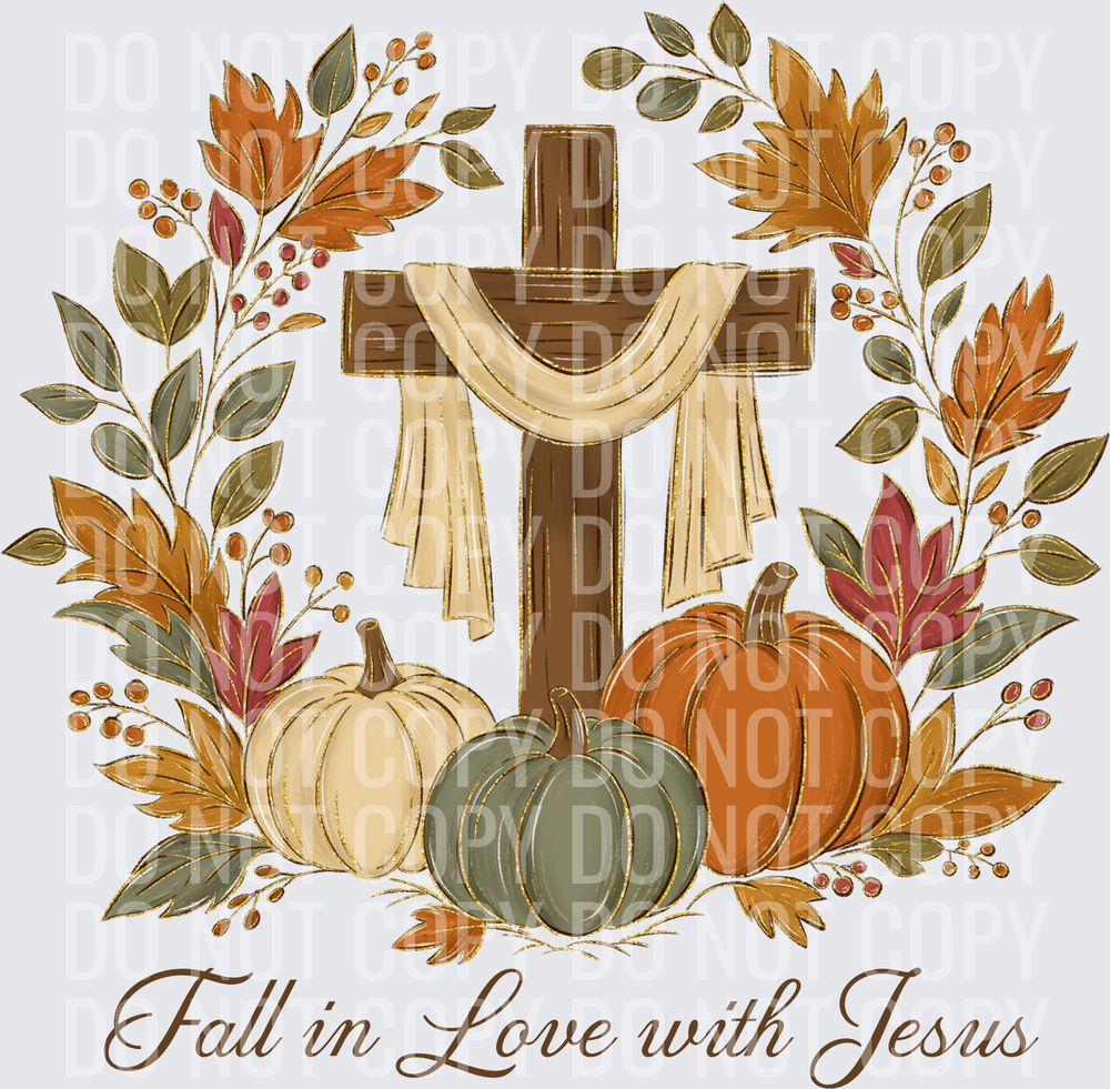 Fall in Love with Jesus DARK TEXT