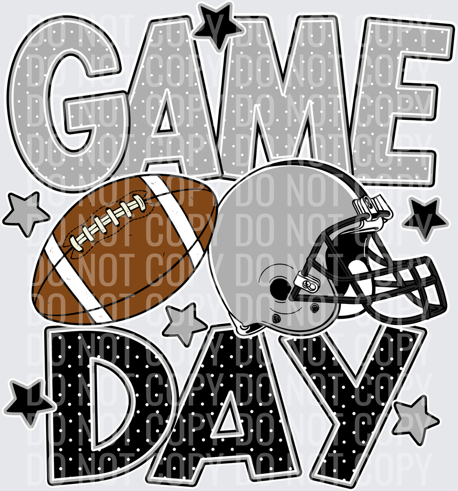 Black Silver Game Day