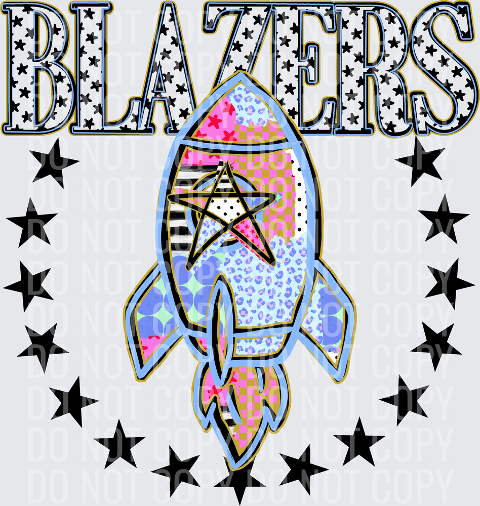 KayndiDesigns 09.26 Patchwork Varisty Stars Blazers 2