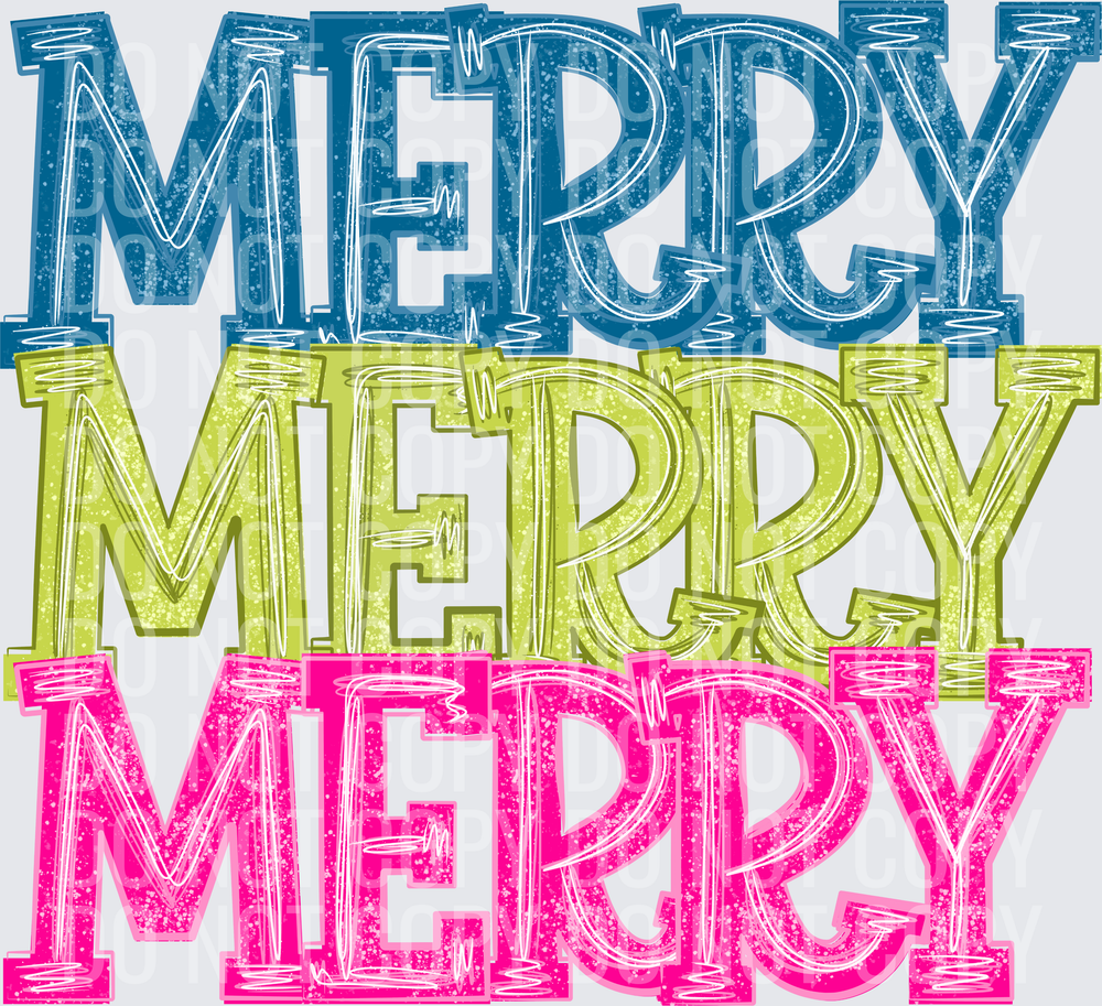 BRIGHT MERRY STACKED