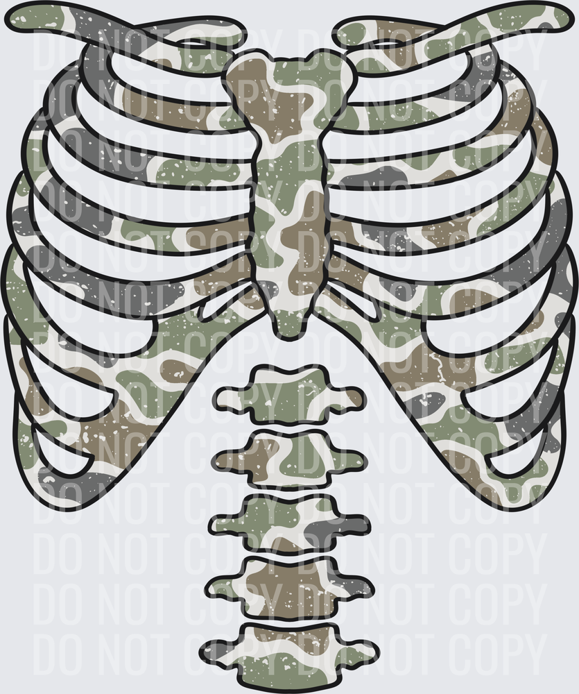 Camo skeleton