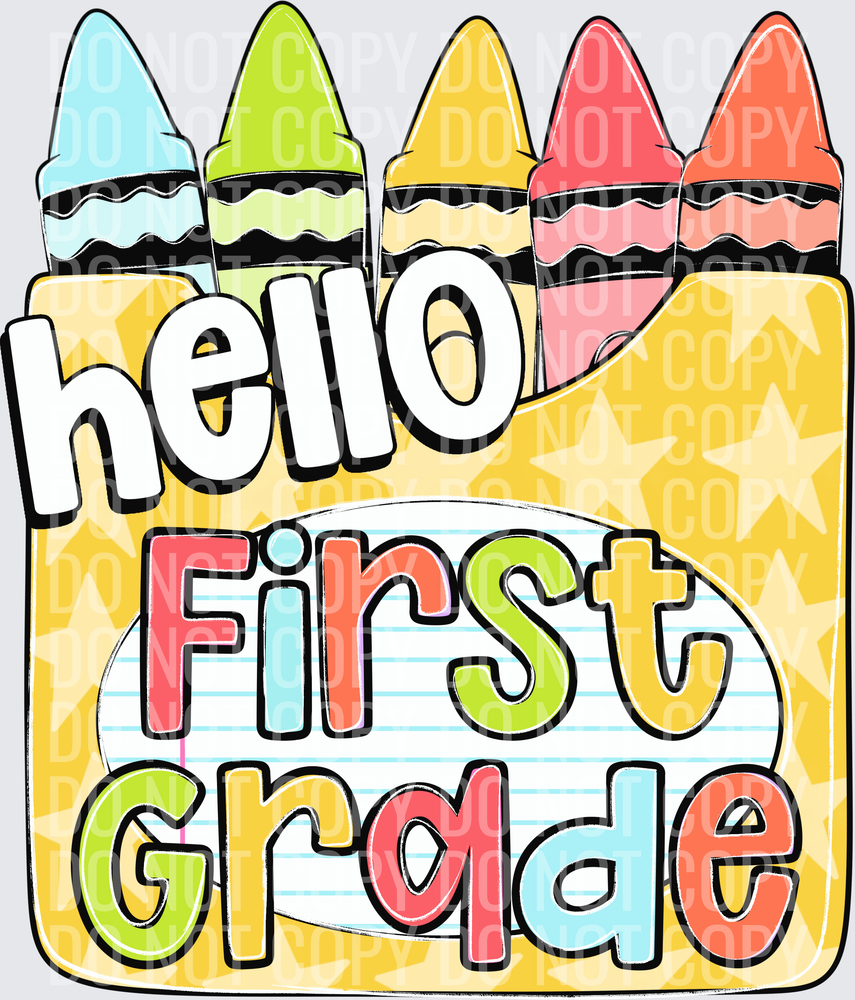 Hello first grade boy