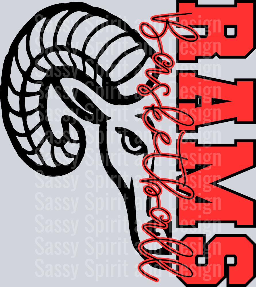 RAMS BASKETBALL SPLIT FACE