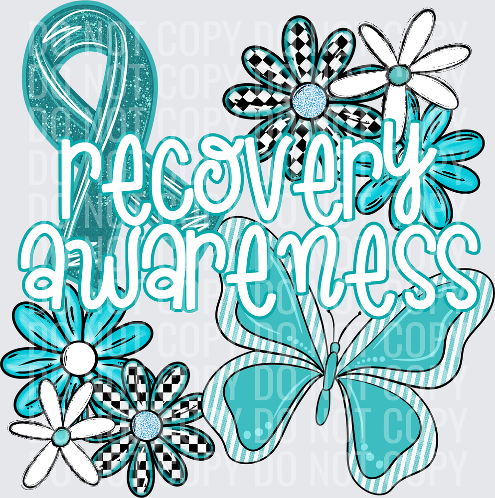 RECOVERY AWARENESS  BUTTERFLY