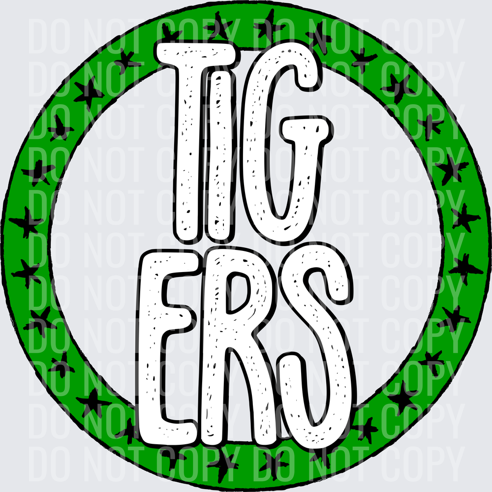 TigersStarCircleGreenBlack