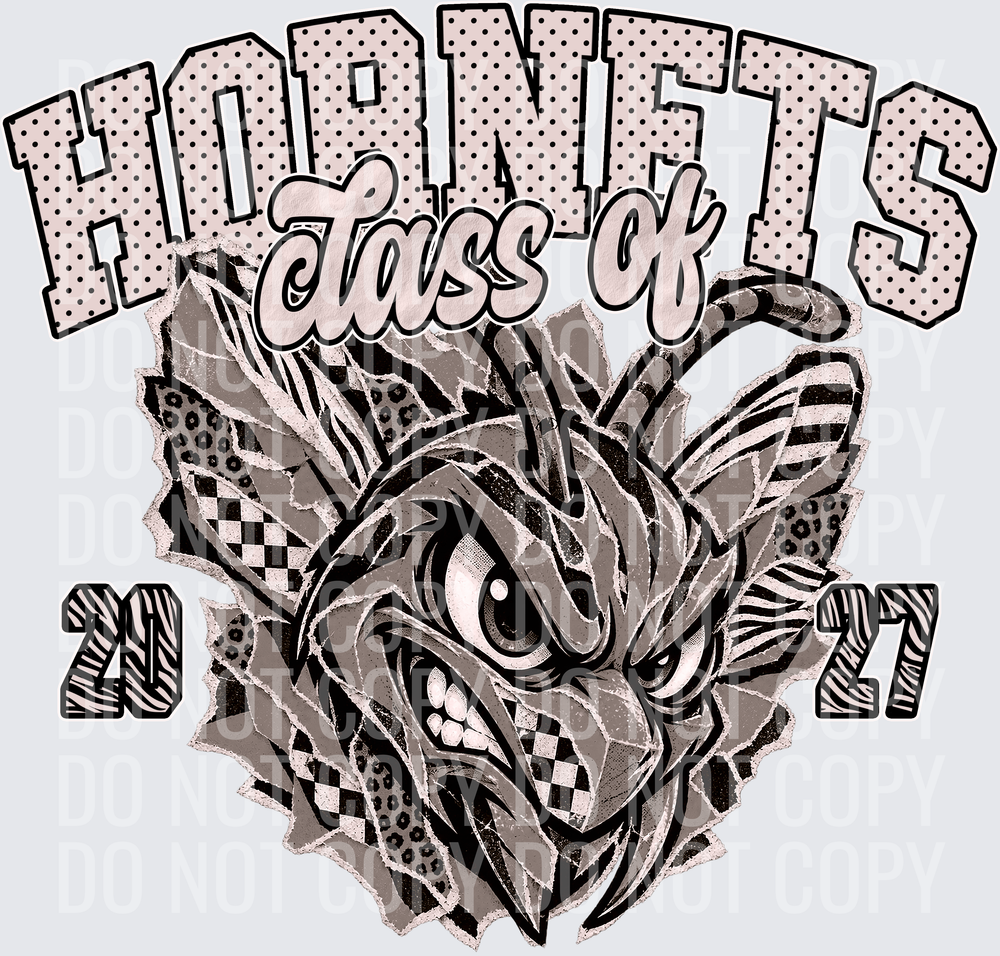 KayndiDesigns 10.26 Class of 2027 Neutral Hornets