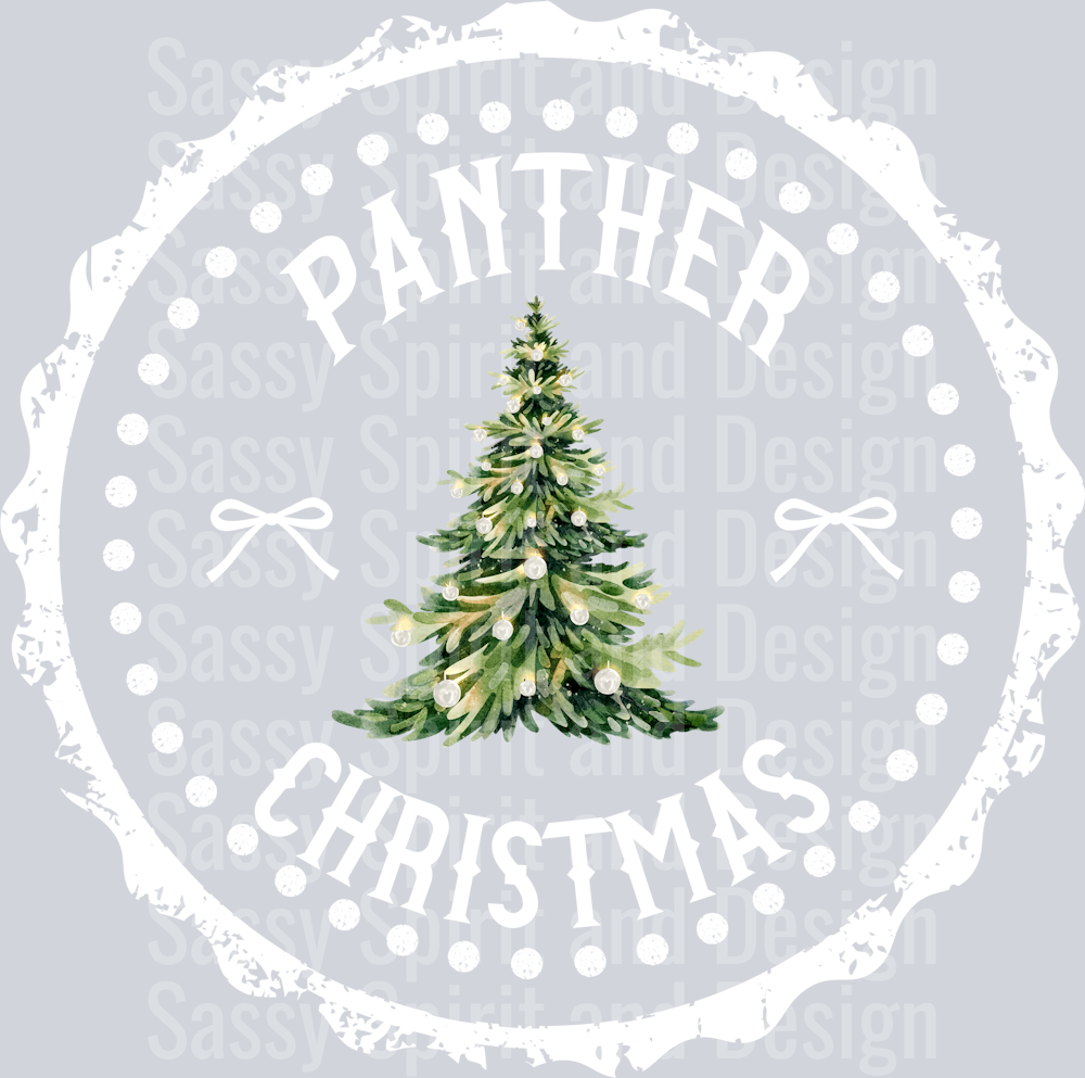 PANTHER CHRISTMAS STAMP