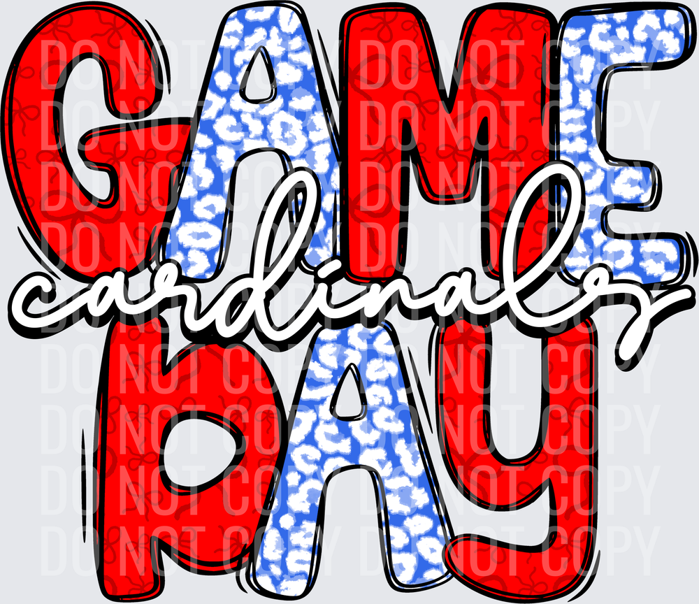 CardinalsGameDayRedRoyal