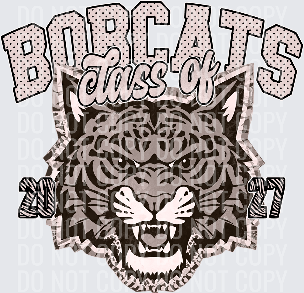 KayndiDesigns 10.26 Class of 2027 Neutral Bobcats