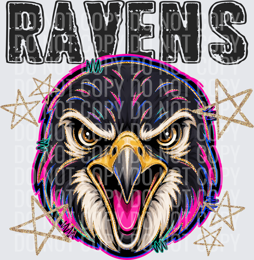 KayndiDesigns 08.26 Grunge Varsity Ravens