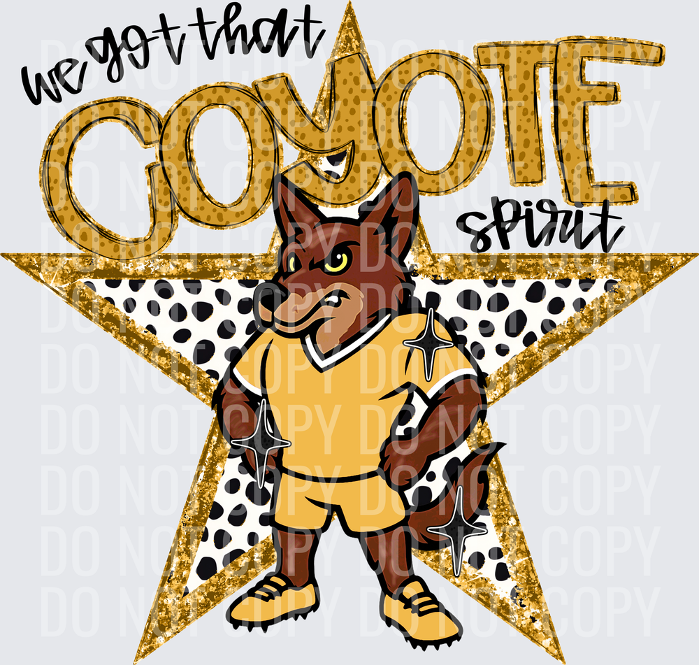 KayndiDesigns 09.26 We Got That Spirit Coyote Gold
