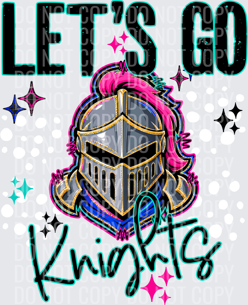 LETS GO MASCOTS KNIGHTS
