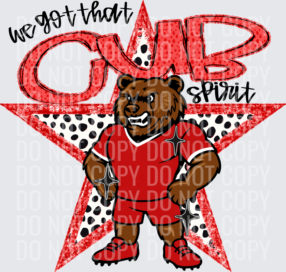 KayndiDesigns 09.26 We Got That Spirit Cub Red