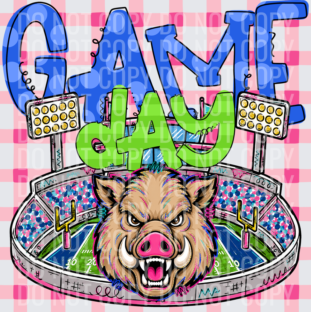 KayndiDesigns 08.26 Game Day Stadium Hogs
