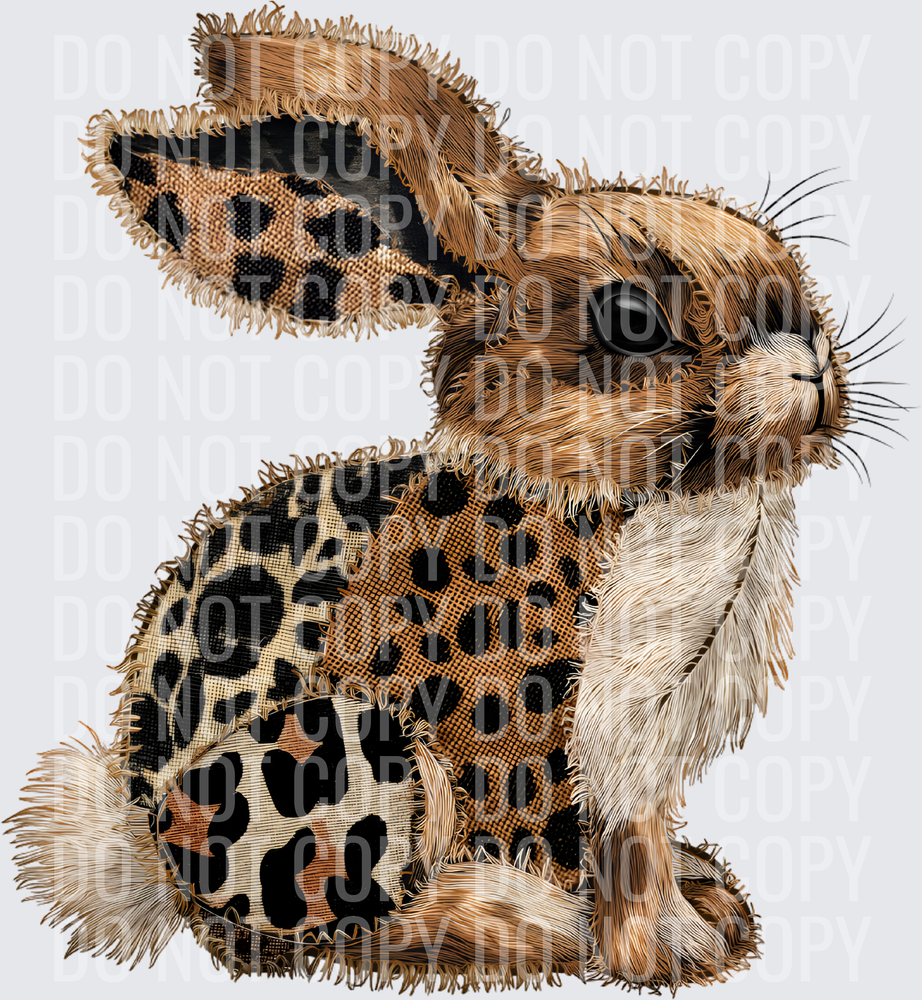 LEOPARD PATCH BUNNY