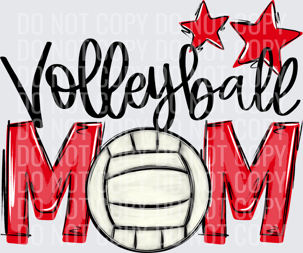 red volleyball