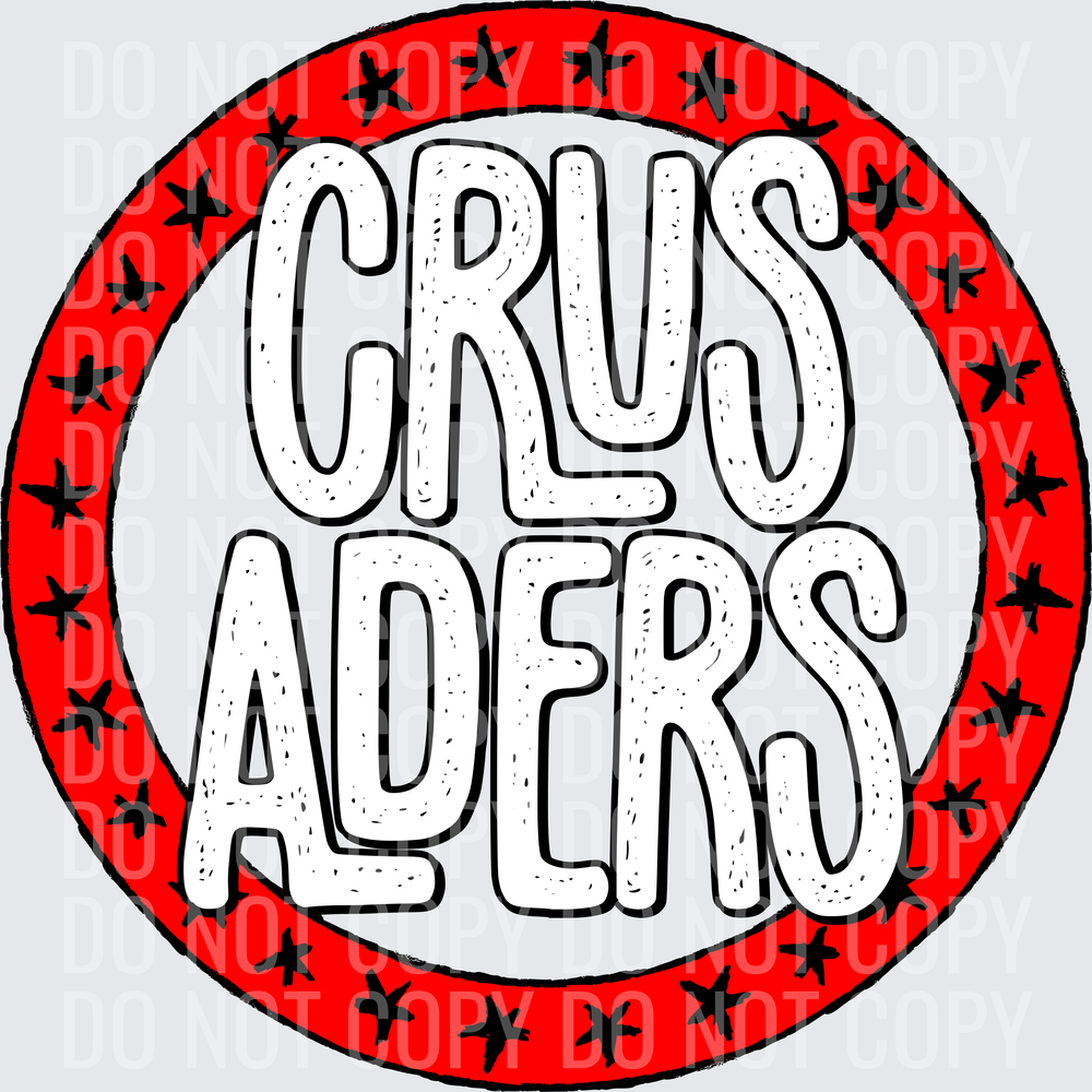 CrusadersStarCircle-RedBlack