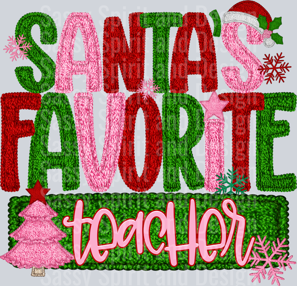 SANTAS FAVORITE teacher