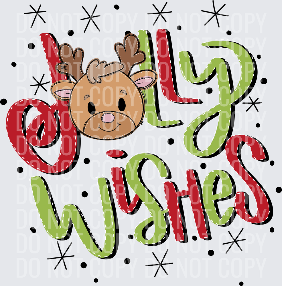 Jolly Wishes Reindeer boy