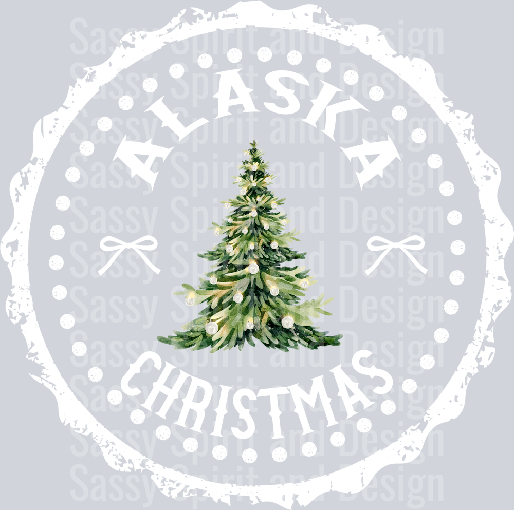 STATE CHRISTMAS STAMP Alaska