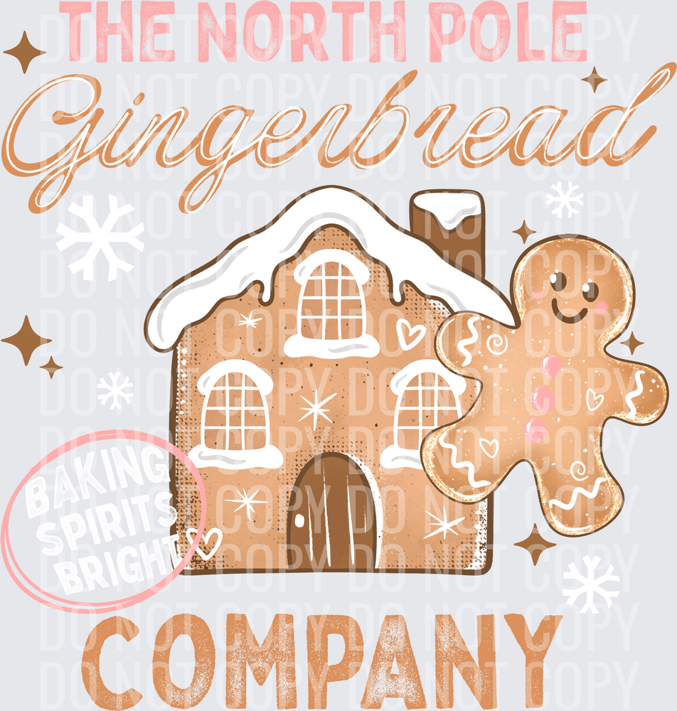 North pole gingerbread