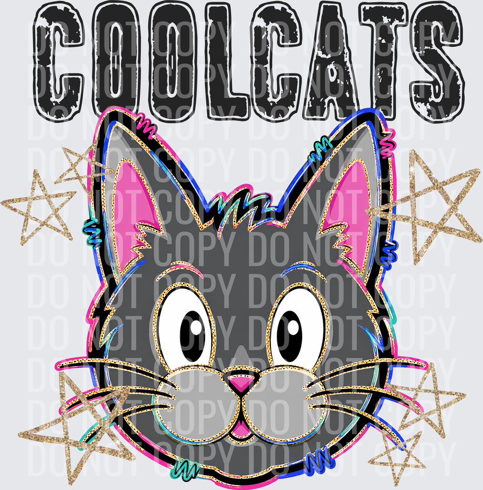 KayndiDesigns 08.26 Grunge Varsity Cool Cats