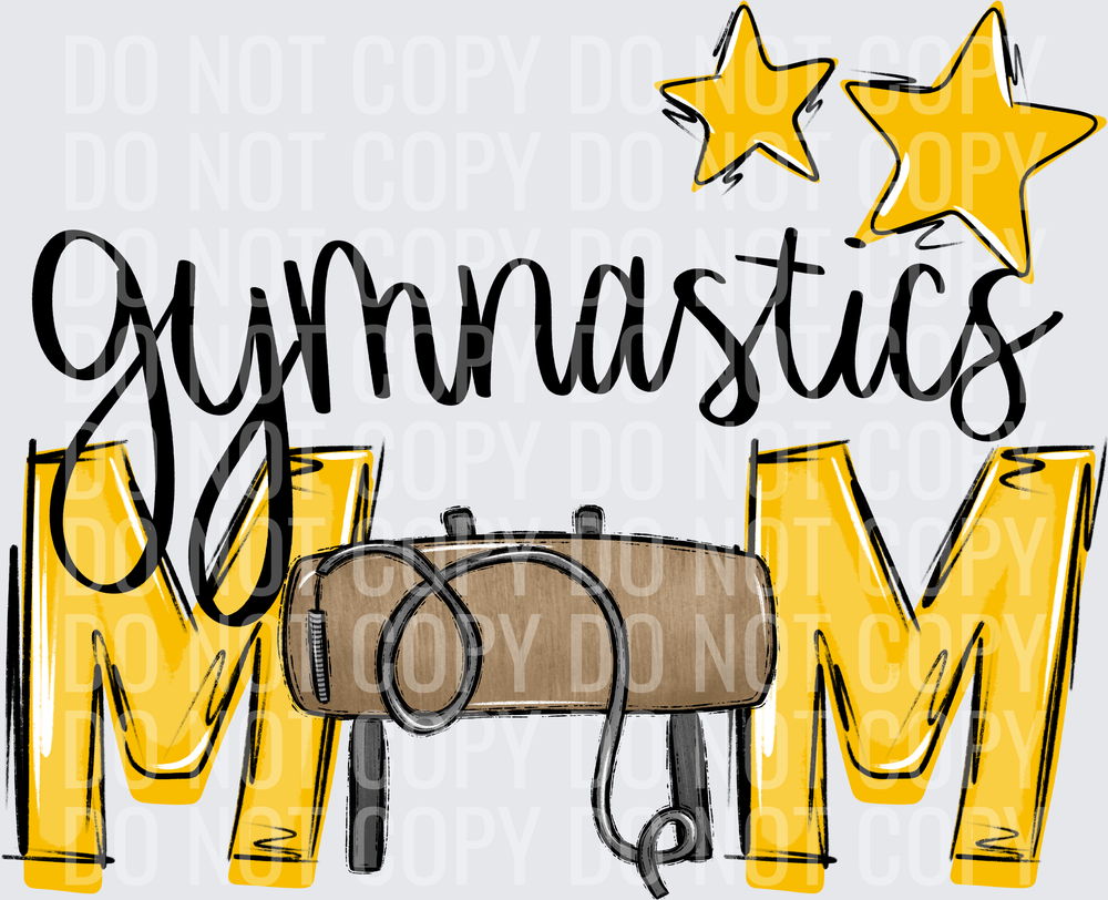yellow gymnastics
