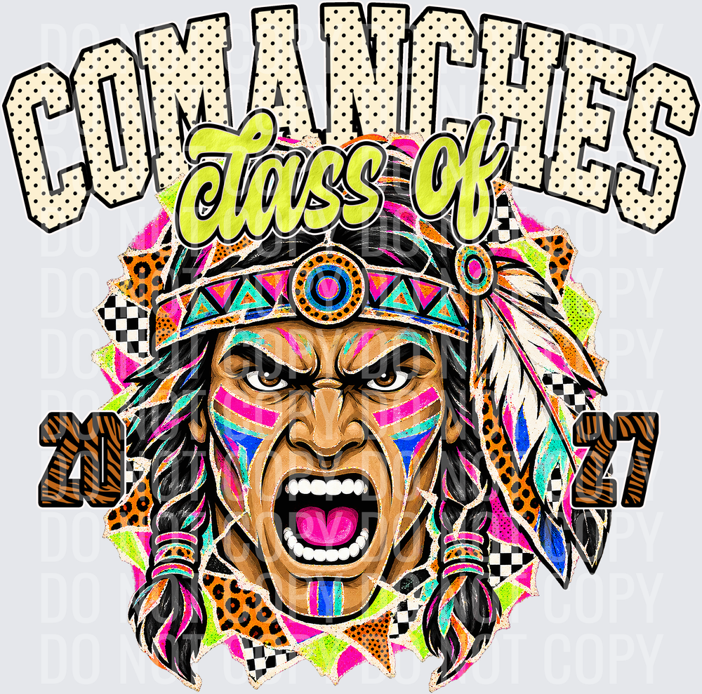 KayndiDesigns 10.26 Class of 2027 Bright Comanches 10