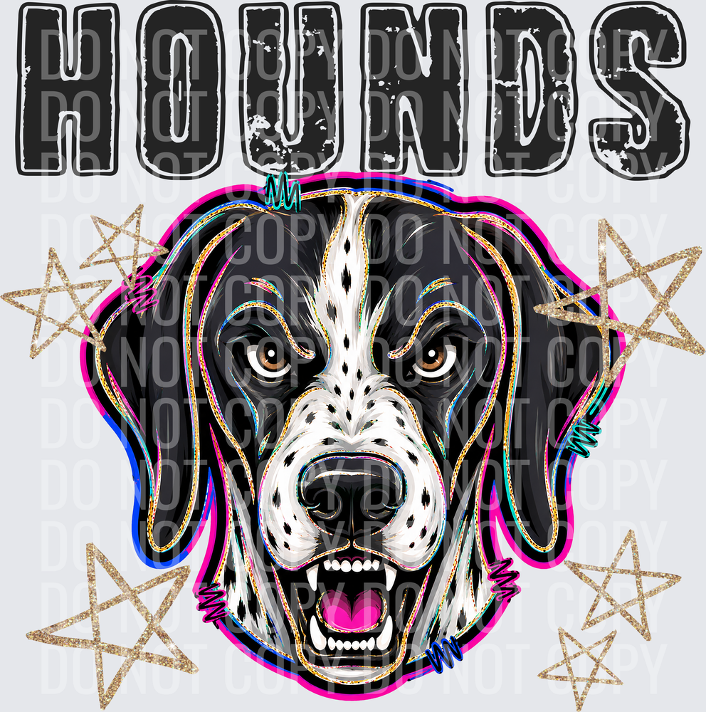 KayndiDesigns 08.26 Grunge Varsity Hounds