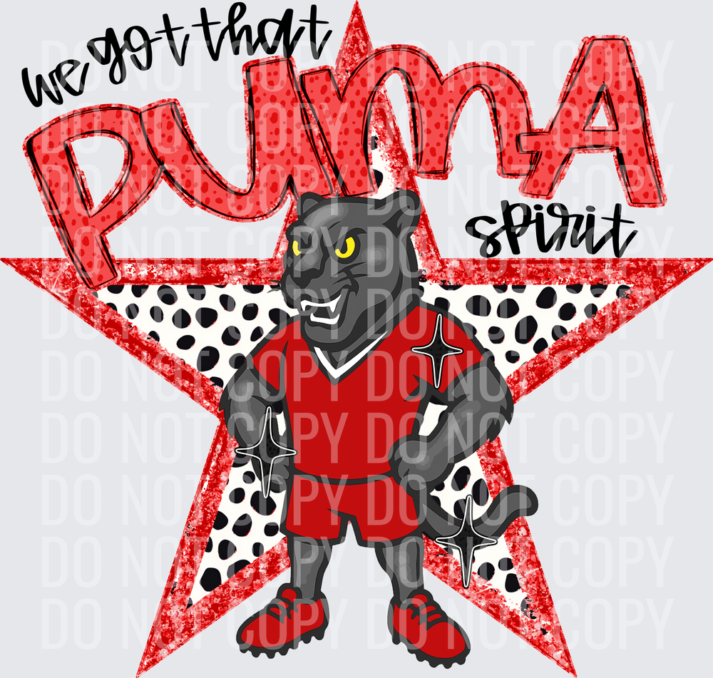 KayndiDesigns 09.26 We Got That Spirit Puma Red