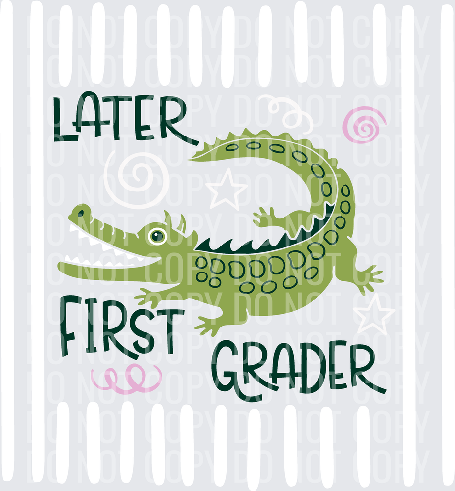 LATER FIRST GRADER WHITE