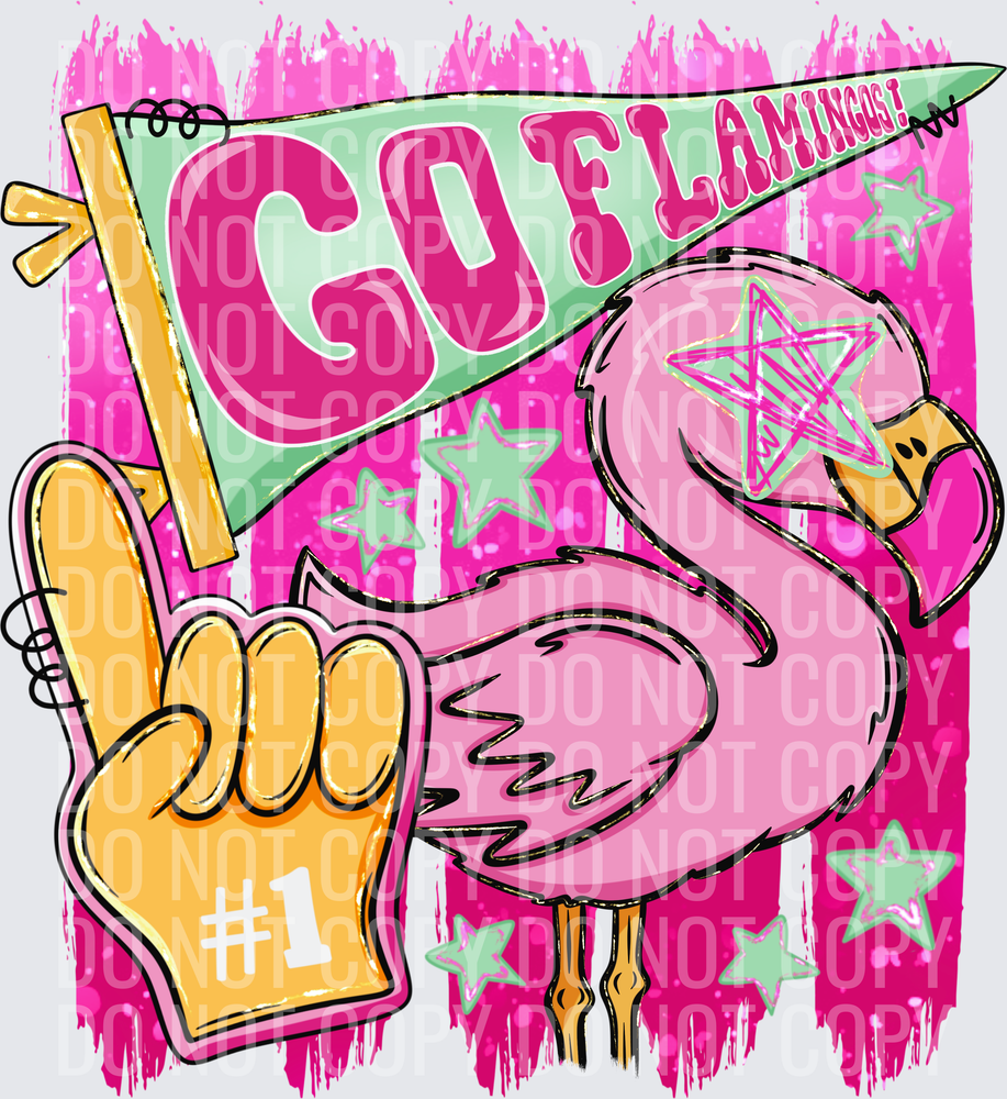 Go flamingos