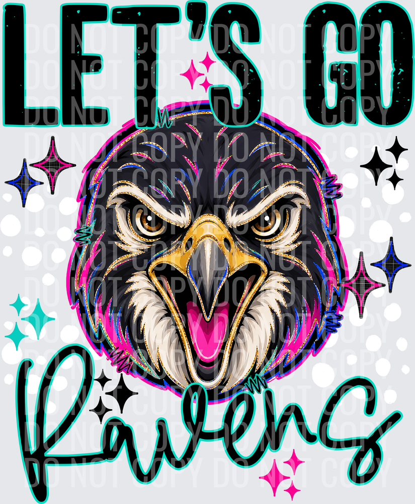 LETS GO MASCOTS RAVENS