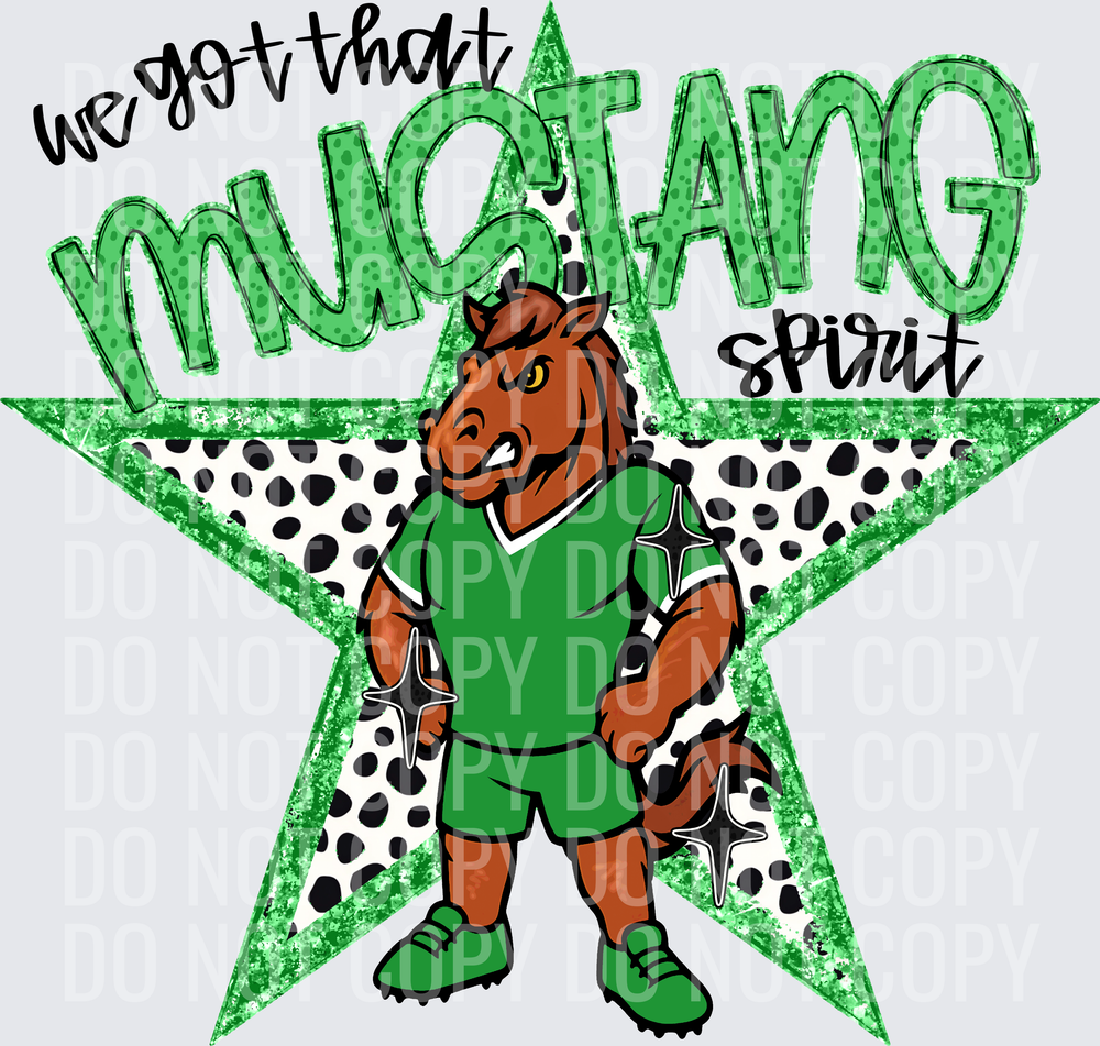 KayndiDesigns 09.26 We Got That Spirit Mustang Green