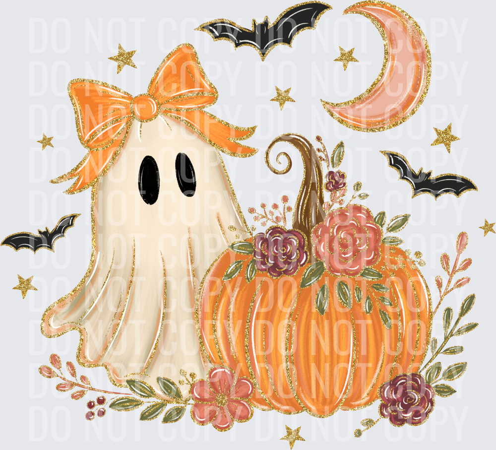 Cute Pumpkin Ghost
