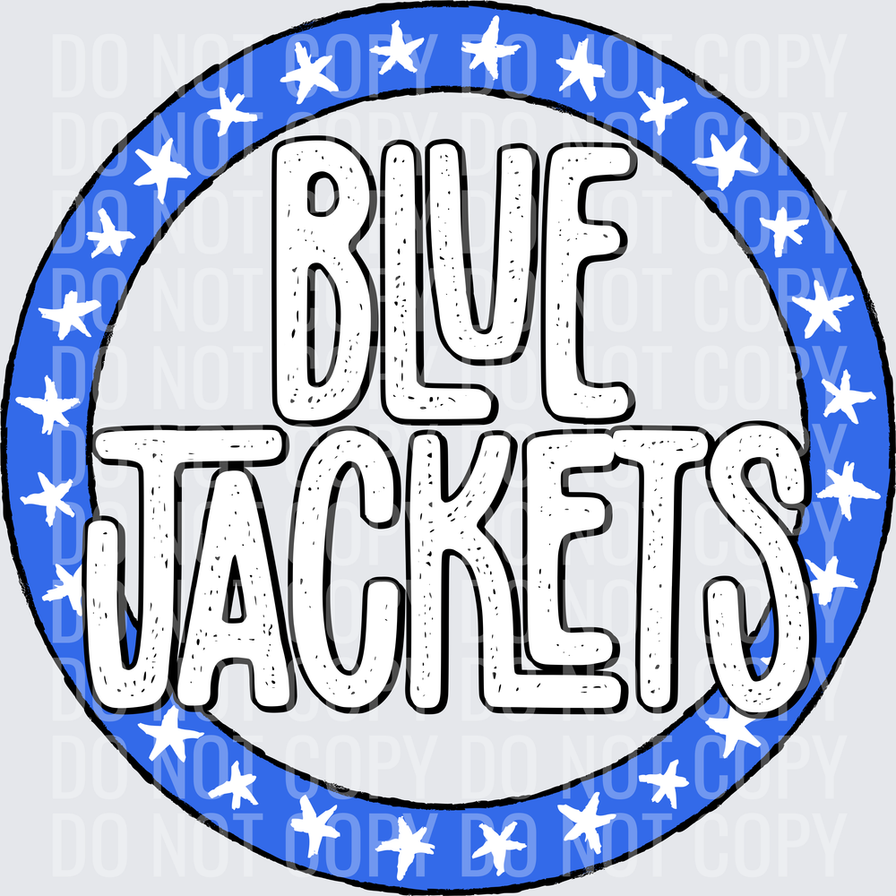 BluejacketsStarCircleRoyalWhite