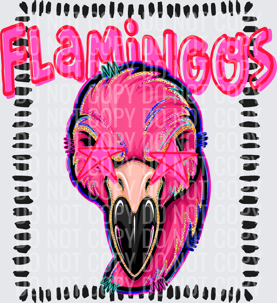 KayndiDesigns 08.26 Starstruck Flamingos