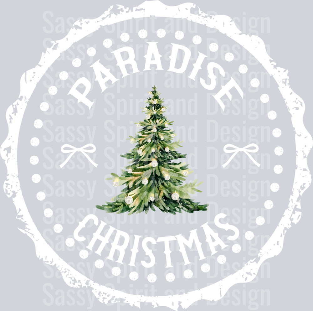 PARADISE CHRISTMAS STAMP