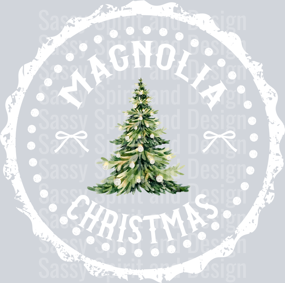 MAGNOLIA CHRISTMAS STAMP
