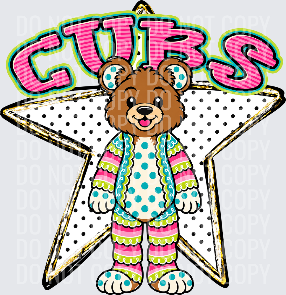 KayndiDesigns 10.26 Pattern Parade Star Cubs
