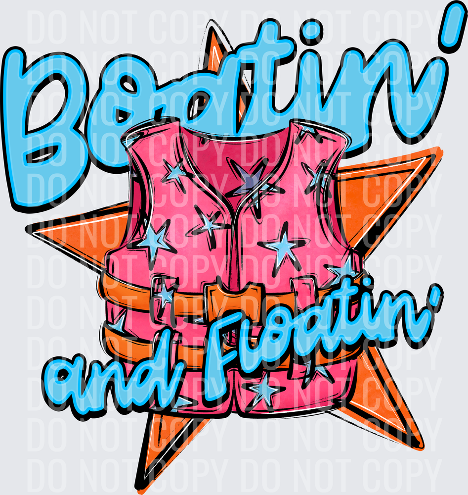 KayndiDesigns 06.26 Boatin and Floatin Pink Orange