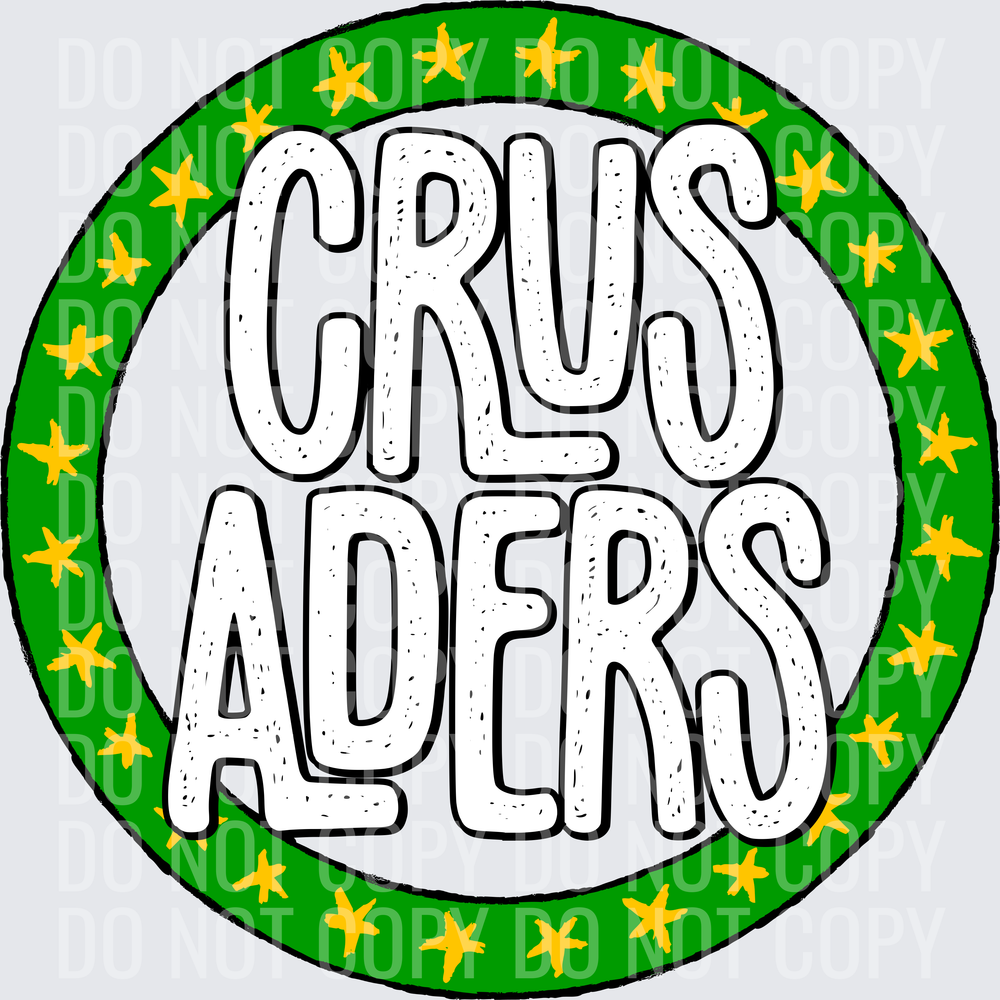 CrusadersStarCircleGreenYellowGold