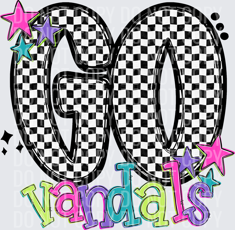 vandalsGo Checker Neons 0926-0025