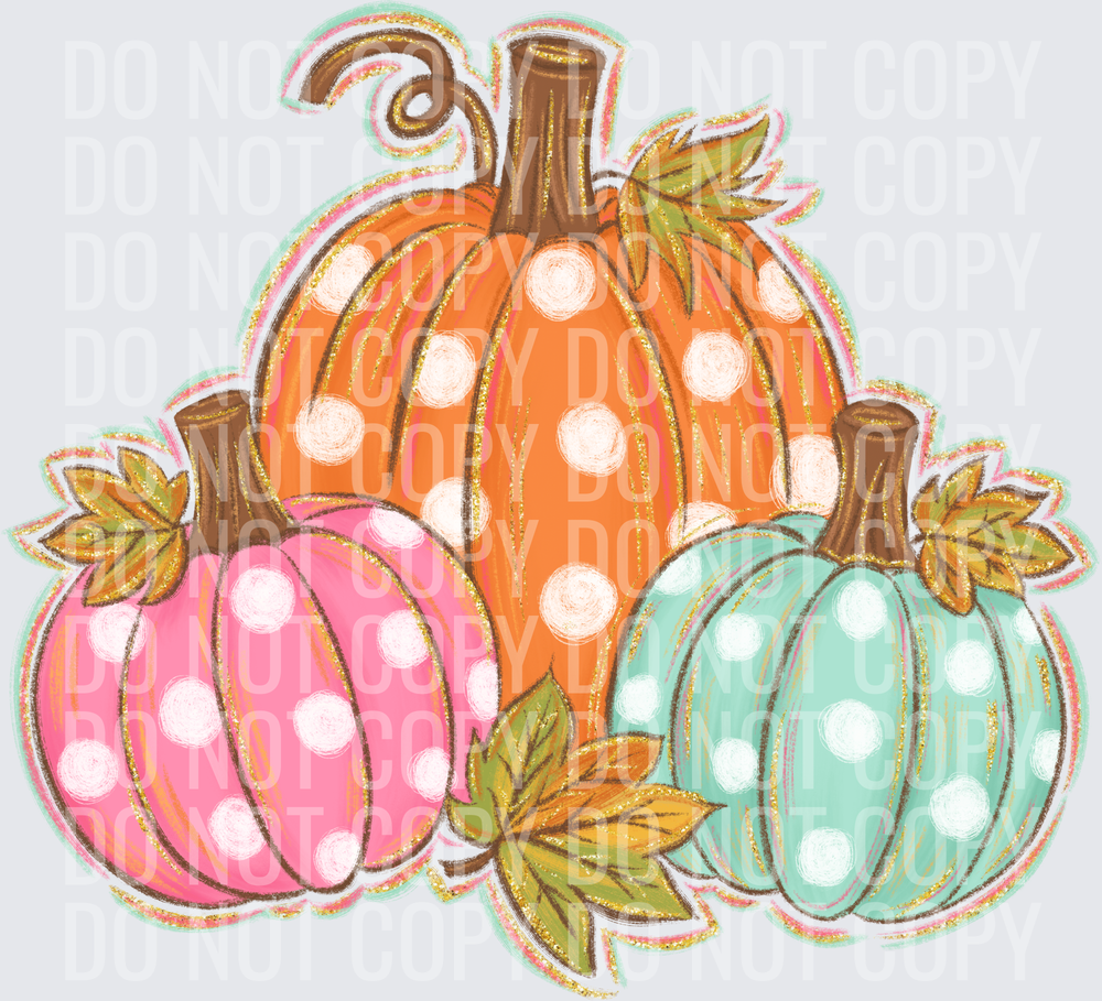 Polka Dot Pumpkins