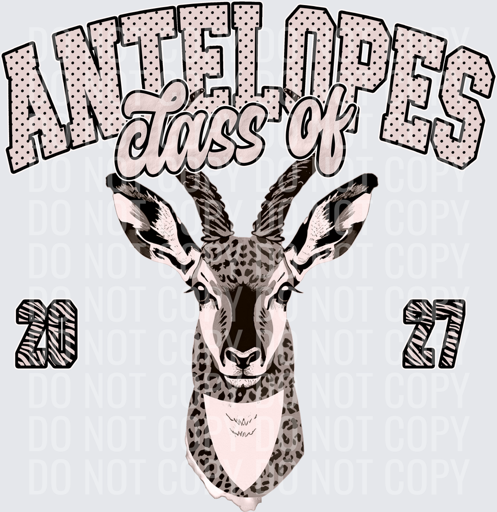 KayndiDesigns 10.26 Class of 2027 Neutral Antelopes