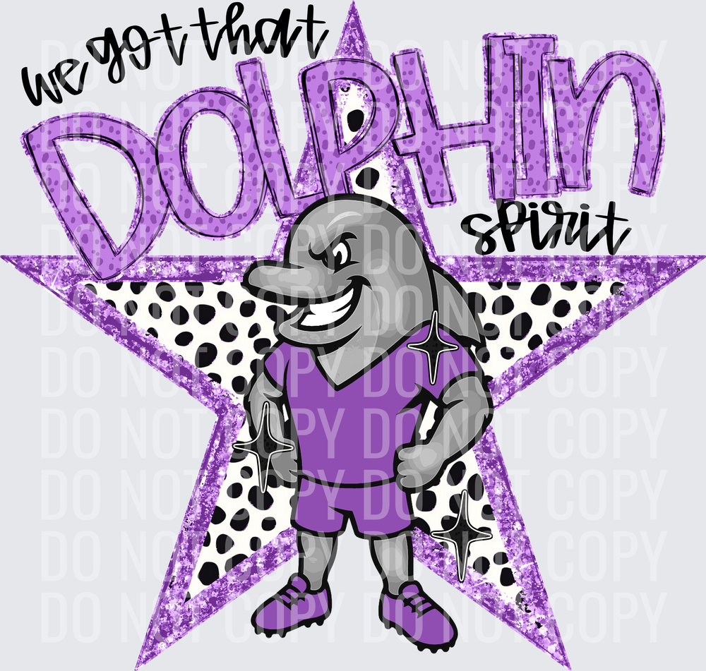 KayndiDesigns 09.26 We Got That Spirit Dolphin Purple