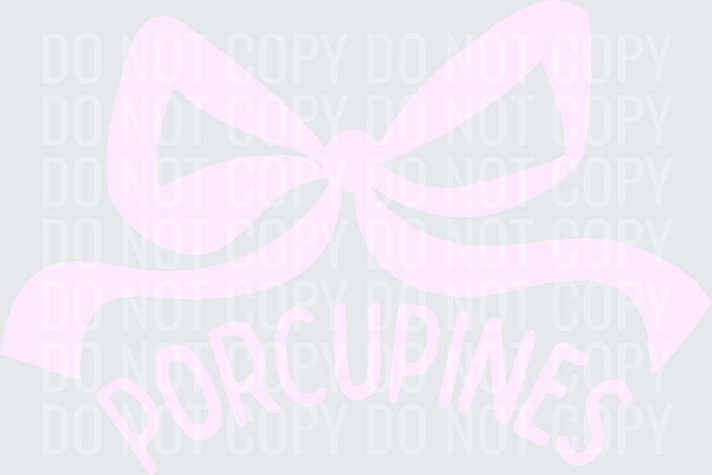 Porcupines bow
