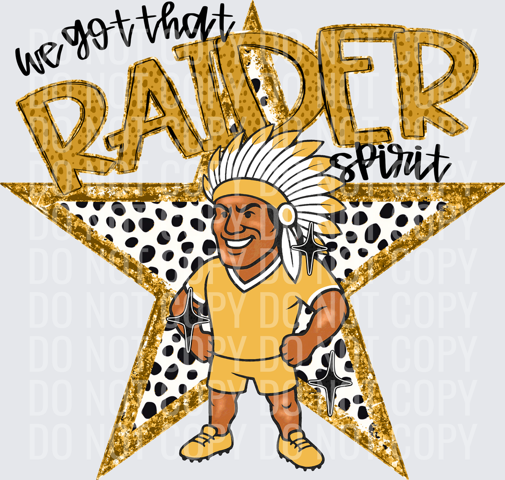 KayndiDesigns 09.26 We Got That Spirit Raider Gold