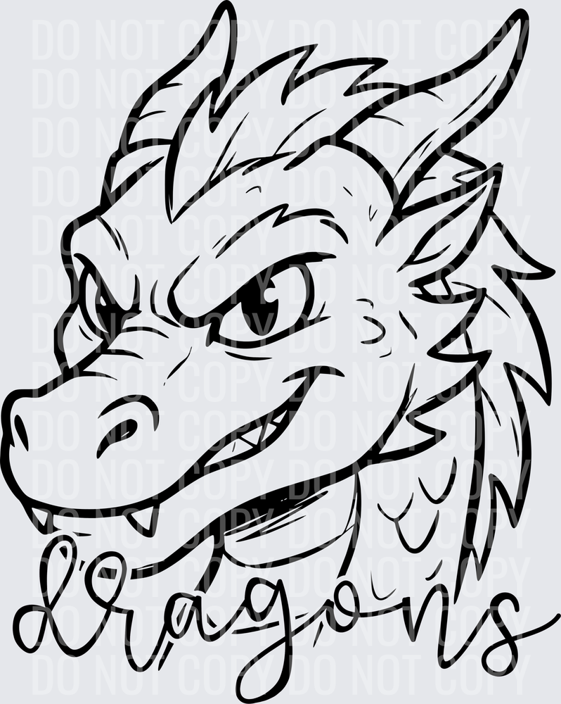 dragons black 300dpi