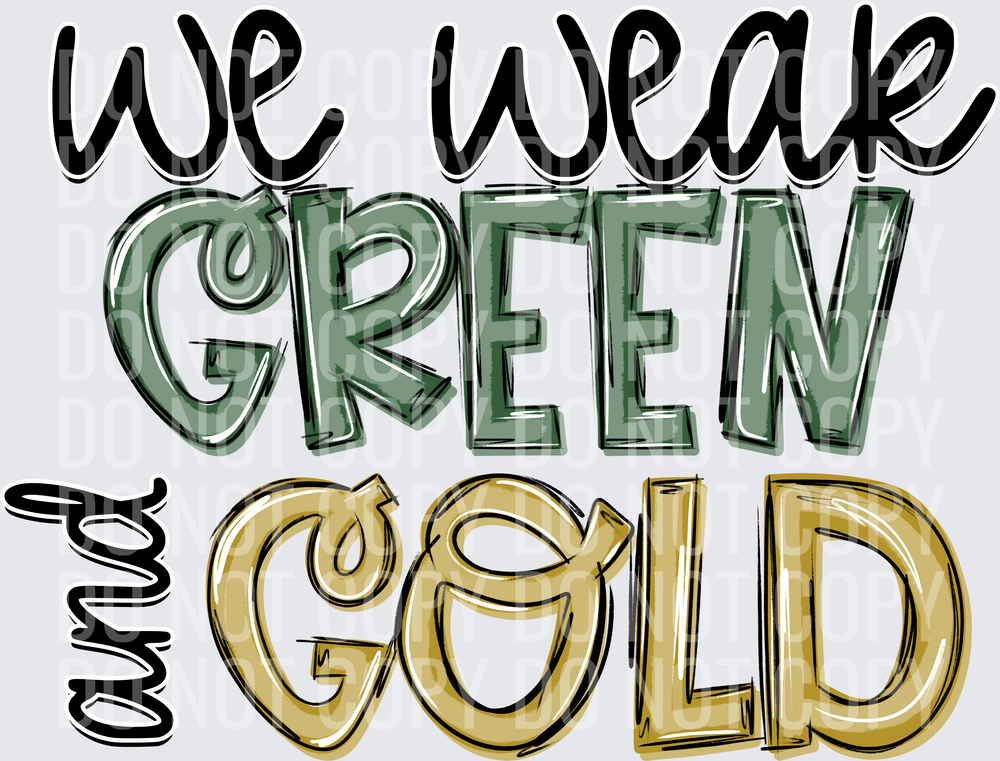 green and gold